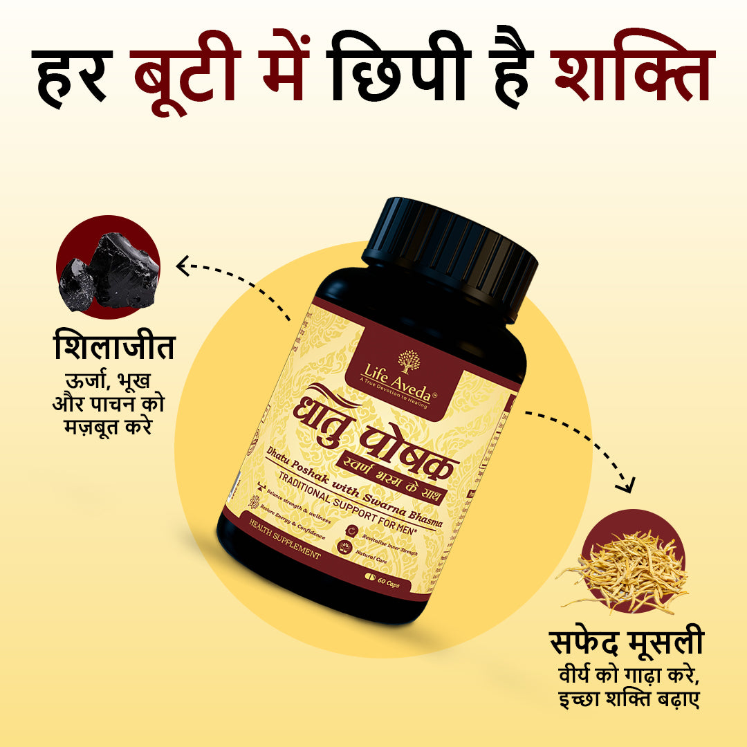 Dhatu Poshak | *धातु* *पौषक* - स्वर्ण भस्म युक्त आयुर्वेदिक फार्मूल