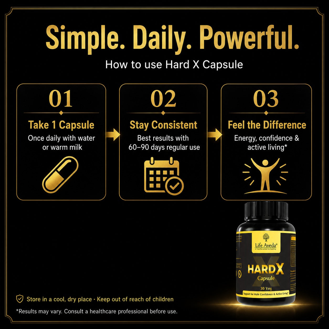 HardX Capsule with Free HardX Oil
