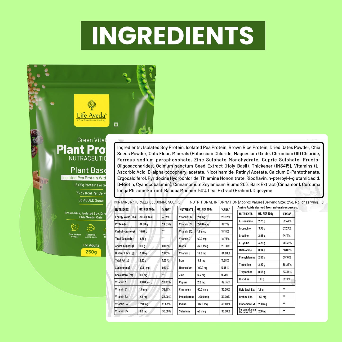 Green Vital Plant Protein: The best plant protein powder for your health