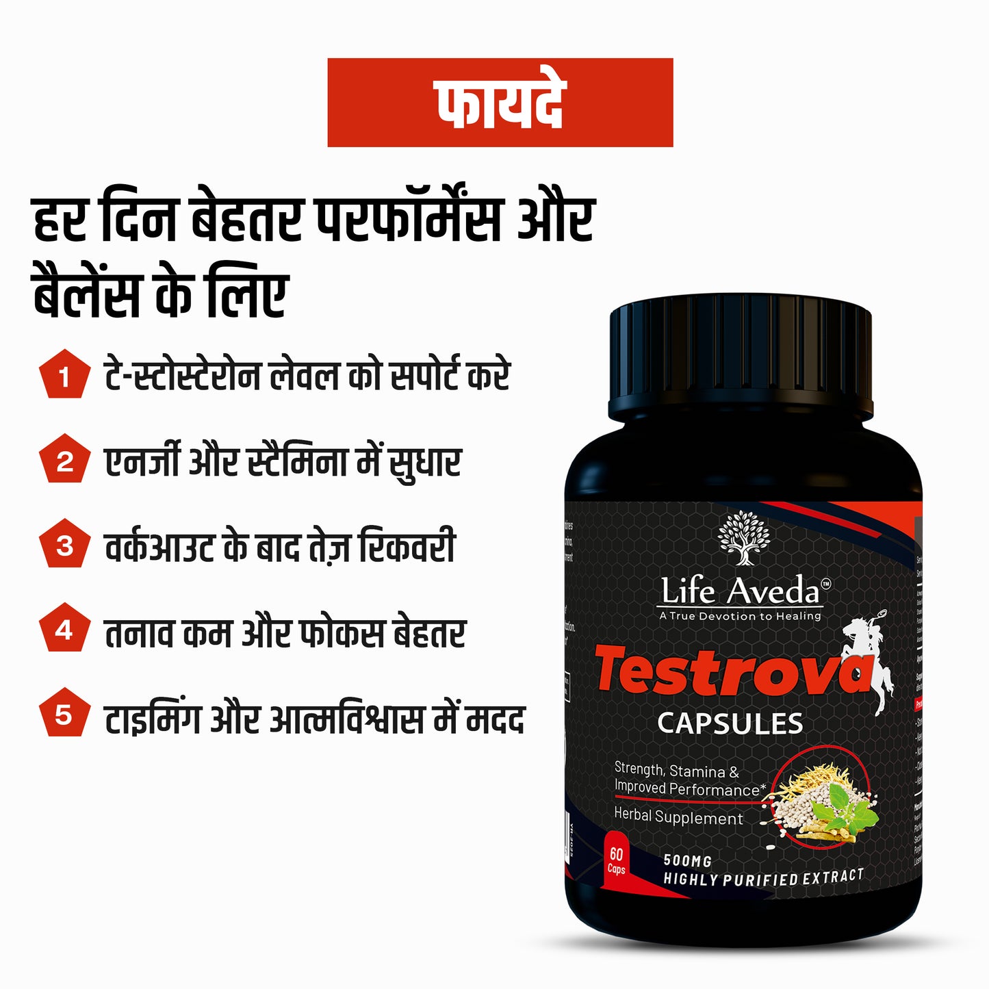 Testrova – पुरुषों के लिए आयुर्वेदिक परफ़ॉर्मेंस सपोर्ट
